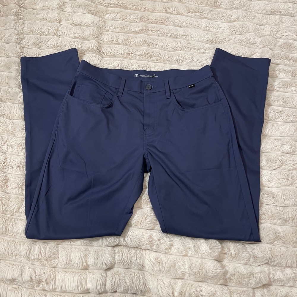 Travis Mathew Navy Blue Men's Pants